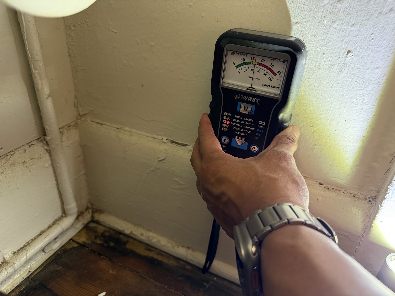 Origin Environmental moisture measurement fieldwork